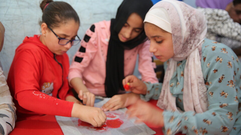 Thumbnail for Literacy eradication classes begin in the village of Nag Qadas in Sohag